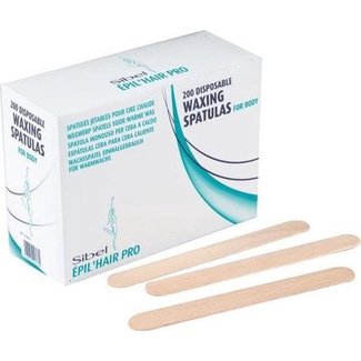 SIBEL Hars Spatels Hout 200 Stuks (15 cm)