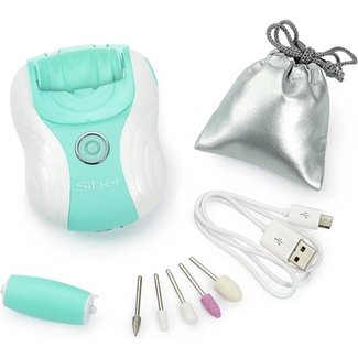 SIBEL Pedismooth Elektrische eeltverwijderaar & manicure set usb