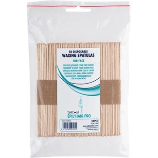 SIBEL Hars spatels hout 50 wegwerp 113X10X2MM