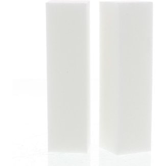 SIBEL Nails Nagelvijlen Wit Blokje 91 2stuks