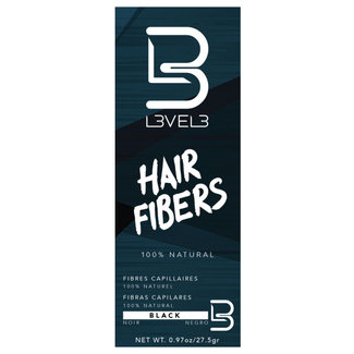 LEVEL3 HAIR FIBERS ZWART 27.5GR