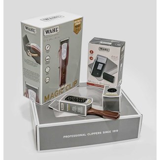 WAHL COMBI PACK Magic clip + Mobile shaver & Fade brush