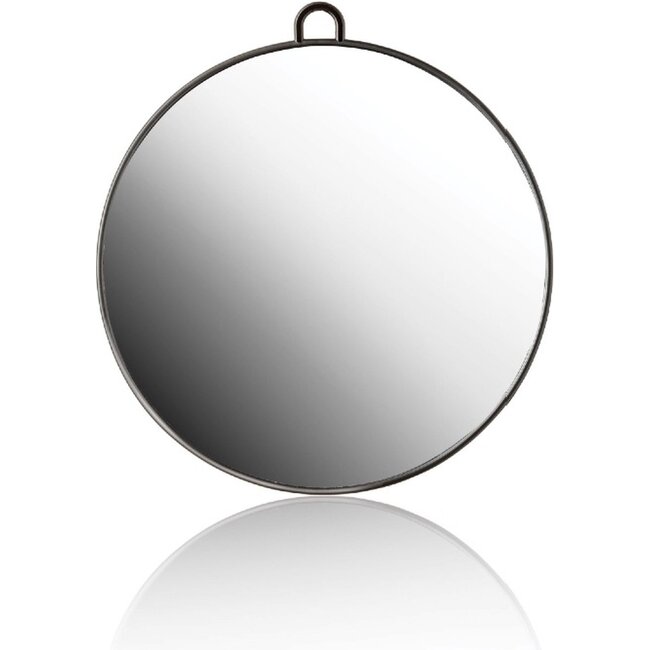 XANITALIA Circle Mirror Dia 29cm BLACK