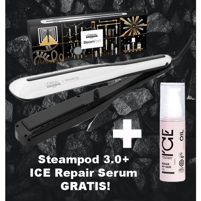 L'ORÉAL LOREAL Steampod 3.0 - Limited Edition + ICE Repair Serum