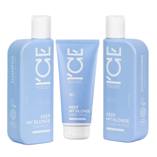 ICE-Professional Tripple Pack KEEP MY BLONDE 250ML SHAMPOO / 250ML CONDITIONER / 200ML MASKER