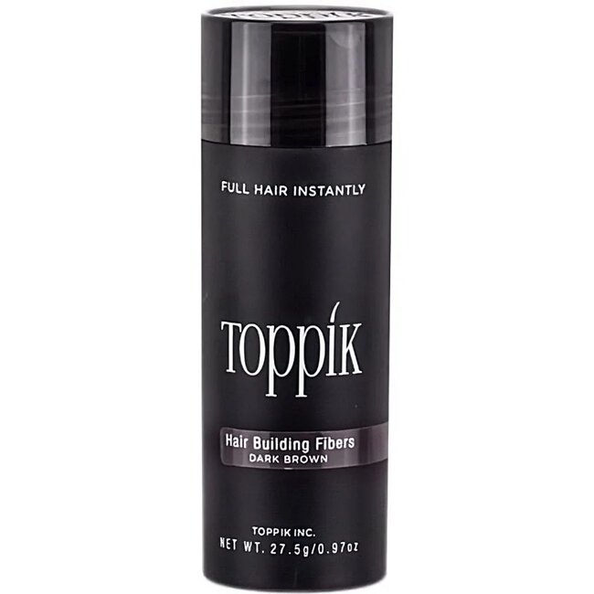 TOPPIK HAIR BUILDING FIBERS DARK BROWN