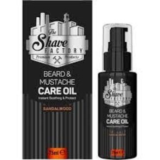 THE SHAVE FACTORY BEARD & MUSTACHE CARE OIL 75ML