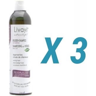 Livayi Knoflook  Shampoo Classic, 3 x 250ml