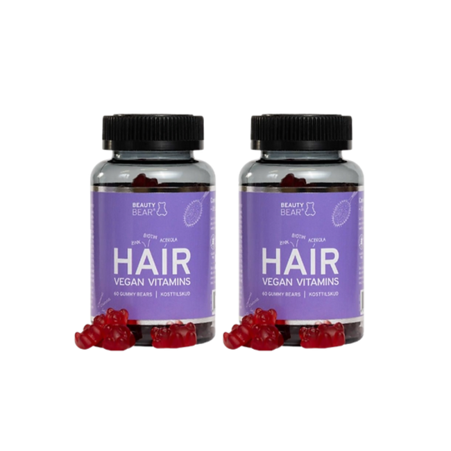 BEAUTY BEAR 2 x Hair Vitamines, 60 Gummies