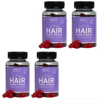 BEAUTY BEAR 4 x Hair Vitamines, 60 Gummies