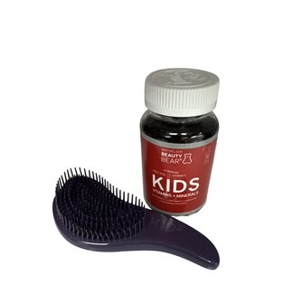 BEAUTY BEAR Kids vitamines + Di-melo borstel (kleuren verschillen)