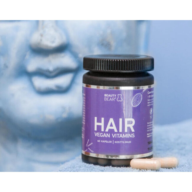 BEAUTY BEAR Hair Vitamins, 60 Capsules (12-Month Course)  - MEGADEAL