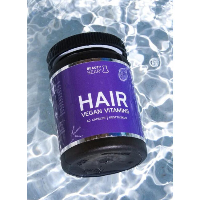 BEAUTY BEAR Hair Vitamins, 60 Capsules (12-Month Course)  - MEGADEAL