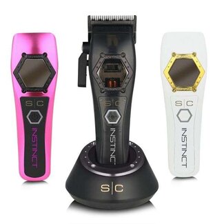 STYLECRAFT Instinct Metal Clipper - Professional Cordless Hair Clipper with IN2 Vector Motor