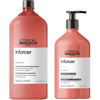 L'ORÉAL Inforcer Shampoo 1500ml + Conditioner 750ml