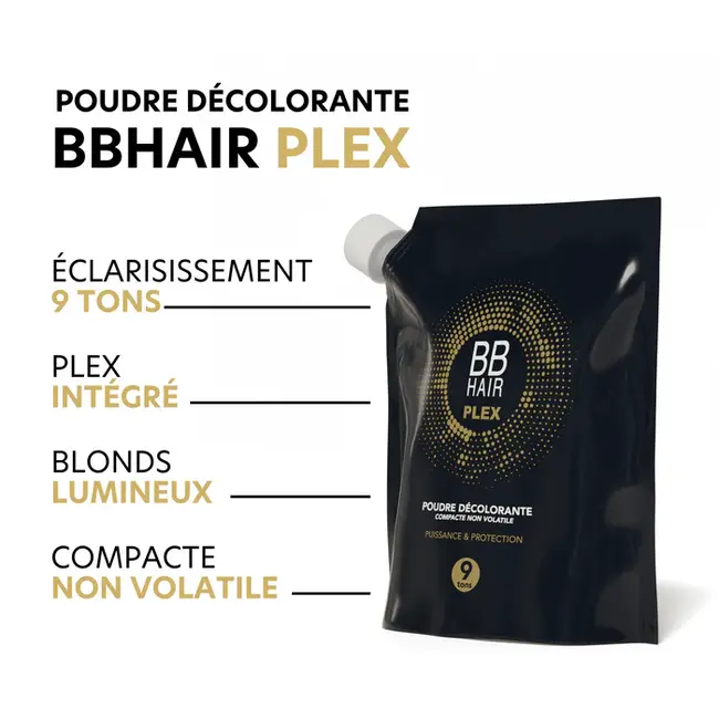 GENERIK BBHair Plex onkleuringspoeder - 9 tinten - zak van 500 g