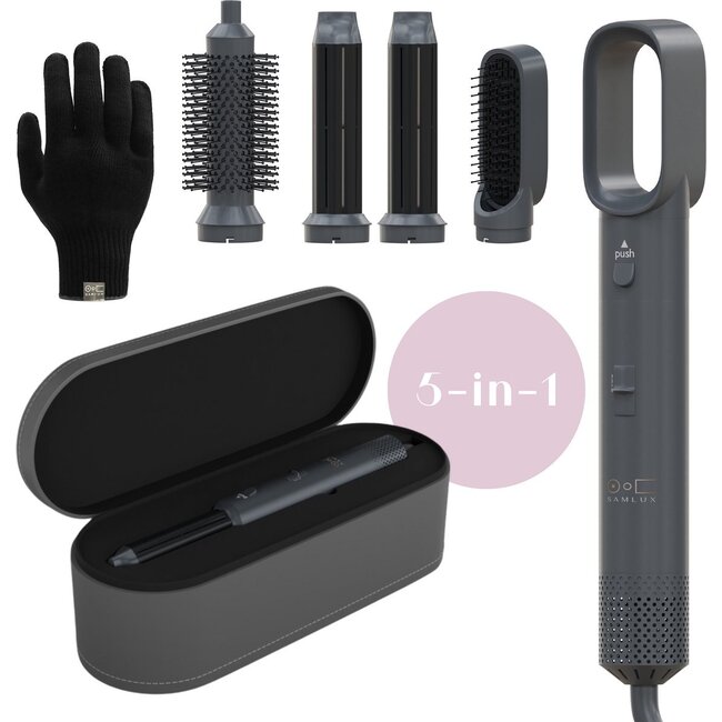 SAMLUX 5 In 1 Multistyler Deluxe Edition + Gant gratuit
