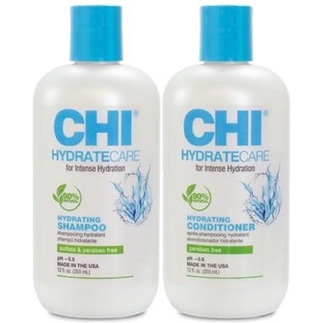 CHI Duo Pack HydrateCare 355ml Shampoo + 355 ml Conditioner