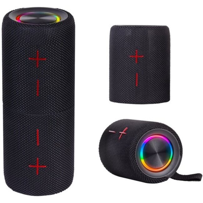 TREVI XR 8A44 DOUBLE Draadloze stereoluidspreker Rood 20 W