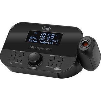 TREVI Wekkerradio met tijd projectie, DAB / DAB + digitale ontvanger - Trevi RC 85D8, zwart - Copy