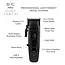 STYLECRAFT Pro Brushless SABER II Black Clipper