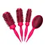 COCCO Aura Brush Set Pink 4pcs - brush set