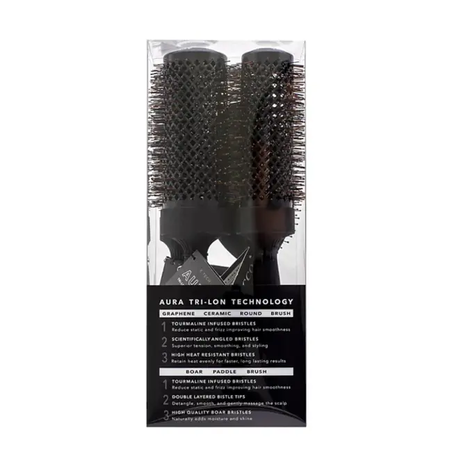 COCCO Aura Brush Set Black 4pcs - brush set