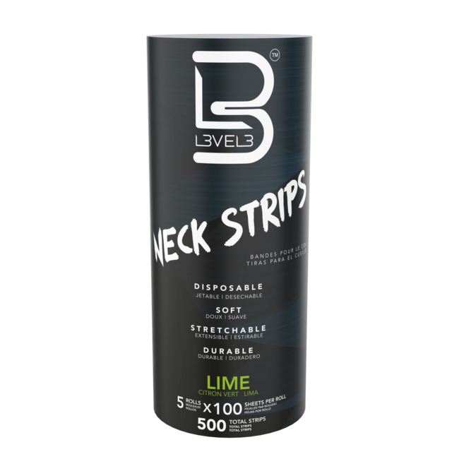 LEVEL3 Neck Paper BLACK 500 pcs