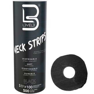 LEVEL3 Papier de Cou NOIR  500 pièces