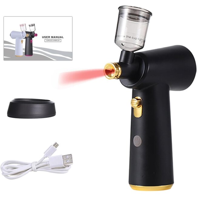 SAMLUX Airbrush Gun  BLACK / GOLD