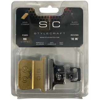 STYLECRAFT Replacement Blades X-PRO Wide The One Gold Titanium Black Diamond