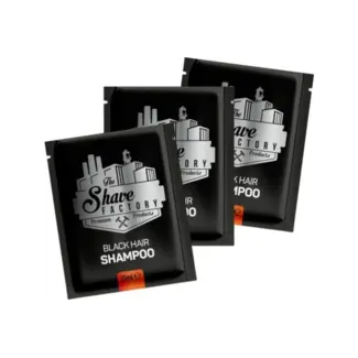 SHAVE FACTORY Black Hair Shampoo 10x 25 ml