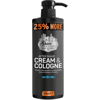 SHAVE FACTORY Cream Cologne SAPPHIRE - 500 ml