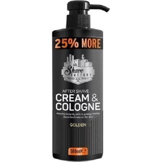 SHAVE FACTORY Cream Cologne GOLDEN - 500 ml