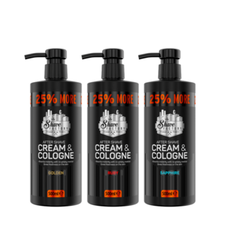 SHAVE FACTORY TRIPPLE PACK Cream Cologne - 3 X 500 ml