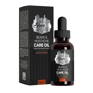 SHAVE FACTORY Beard & Moustache Care Oil Sandalwood 75ml