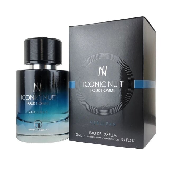 GRANDEUR Eau De Perfume ICONIC NUIT,  Inspired By L'HOMME BLEU ELECTRIQUE, 100ml
