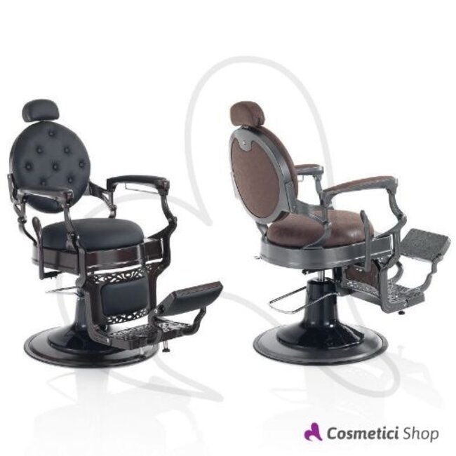 XANITALIA Hair Custom Barber Chair - ROADSTER - Gris Plomb / Lead