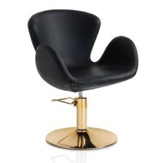 XANITALIA Hairdressing Chair - HAIR COLETTE - Round  Base - GOLD