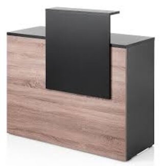 XANITALIA Reception Desk -  Vista Consolle Black/Oak