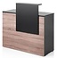 XANITALIA Reception Desk -  Vista Consolle Black/Oak