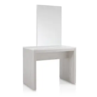 XANITALIA Double-Sided Mirror With White Console Table