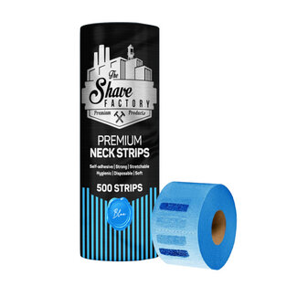 SHAVE FACTORY Nekpapier Blauw