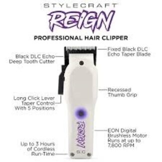 STYLECRAFT S/C Pro REIGN White Tondeuze