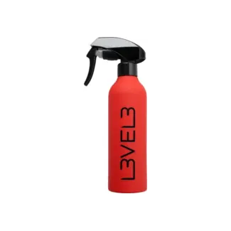 LEVEL3 Rubberized Spray Bottle Red