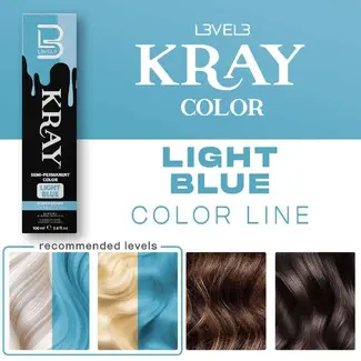 LEVEL3 KRAY Semi-permanent Color - LIGHT BLUE