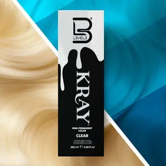 LEVEL3 KRAY Semi-permanent Color - CLEAR 250ML