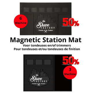 SHAVE FACTORY 6 Magnetic Station Mat 50x32x0,8cm