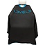 LEVEL3 Cape With Rubber Neck - Black W / Blue Trim