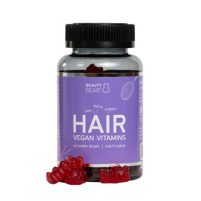 BEAUTY BEAR 12 x Hair Vitamines, 60 Gummies